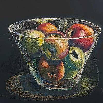 Glass apple